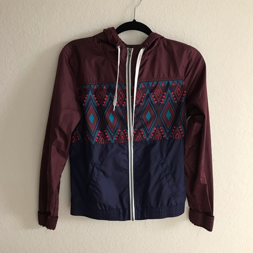 Women’s multicolored windbreaker